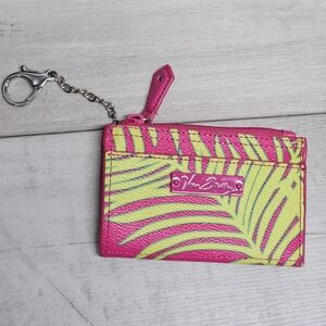 Vera Bradley Slim Mini Coin Purse Palm Fronds